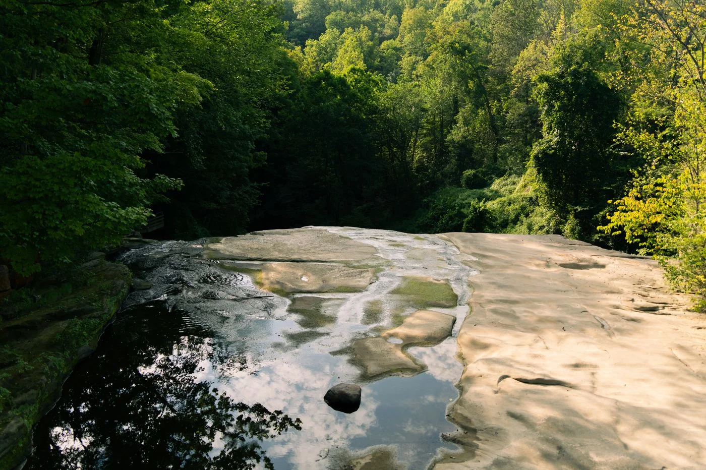 A waterfall in Cuyahoga Valley National Park