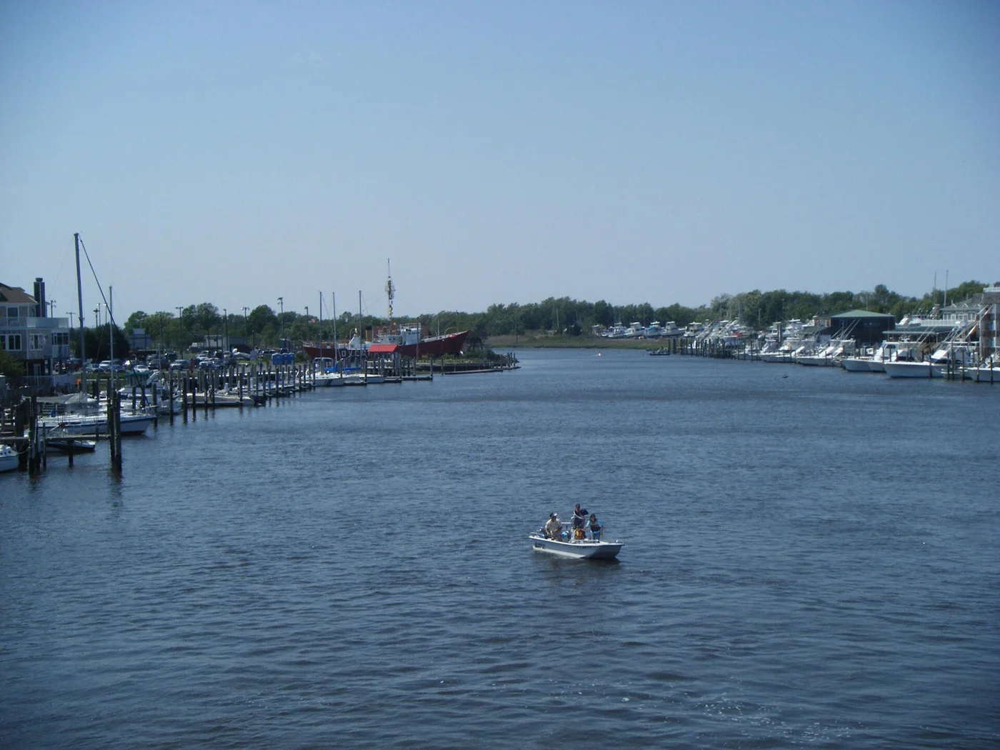 Lewes and Rehoboth Canal at Lewes Delaware