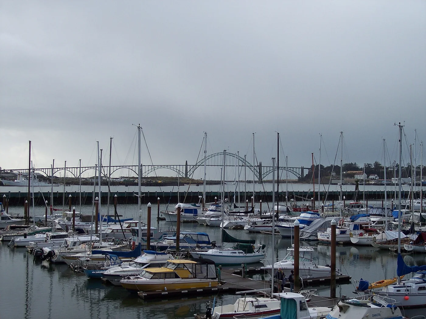 Yaquina Bay Bridge in Newport Oregon